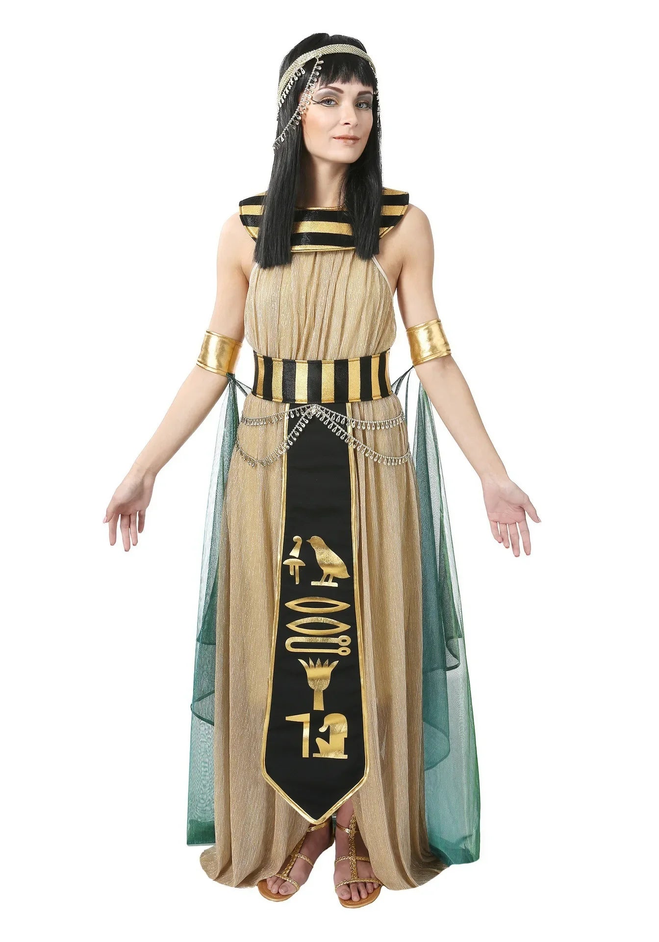 Couples Ancient Egypt Egyptian Pharaoh for Men King Cleopatra Queen Costume - alternate view 6