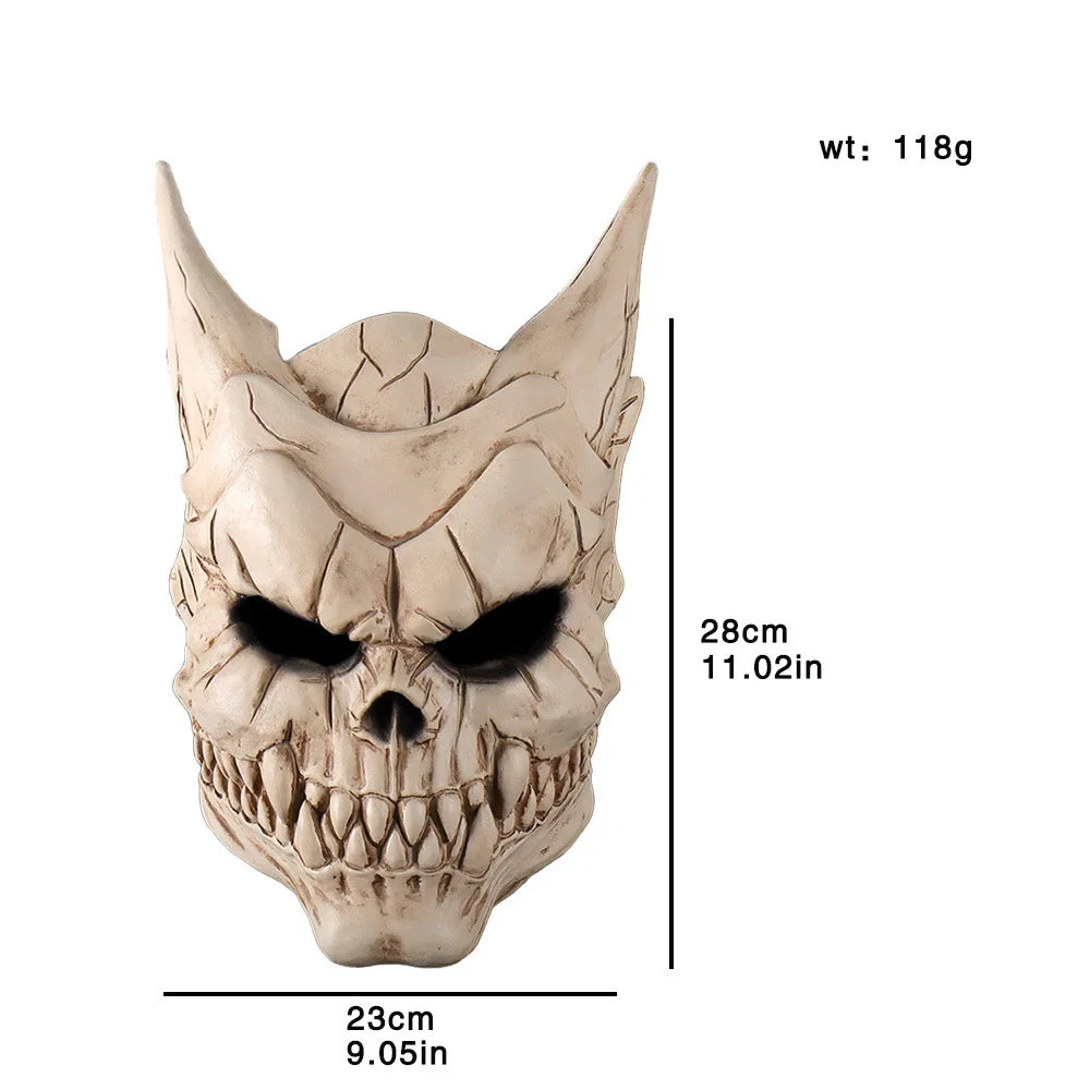 Japan Kaiju No 8 Kafka Hibino Mask Demon Skull Adult Latex Helmet Costume Halloween Props - View 6