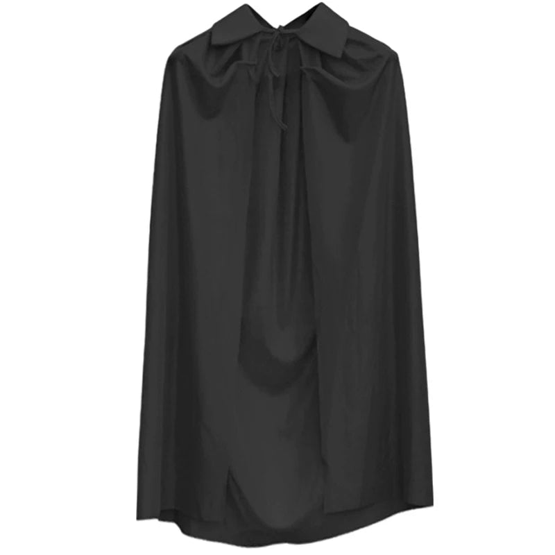 Adult Sexy Hooded Cape Sheer Transparent Stand Collar Erotic Sex Show Costume - alternate view 8