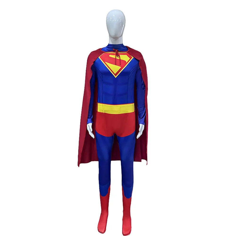 Superman Costume Adult Superhero Costume Men Halloween Costume Adult Performance Disguise - Superman / L