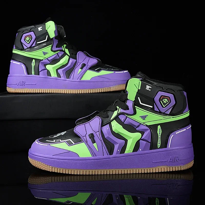 ★Halloween Costume EVANGELION Basketball Shoes Men -01 EVA-02 Luxury Breathable Sneakers - no box 1 / 39