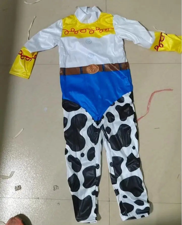 Movie Story Jessie Cosplay Costumes Cowgirl Bodysuits Hat Suits Halloween Cowboy Woody Roleplay Party Clothing