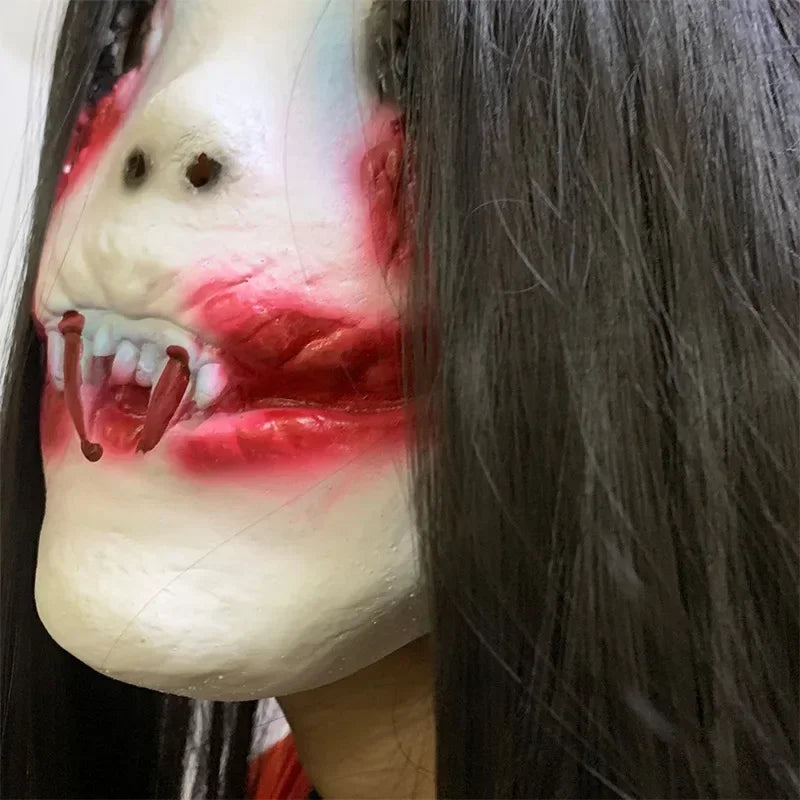Halloween Horror Face Mask Toy Props for Men and Women's Costume Bar Accessories Escape - View 4