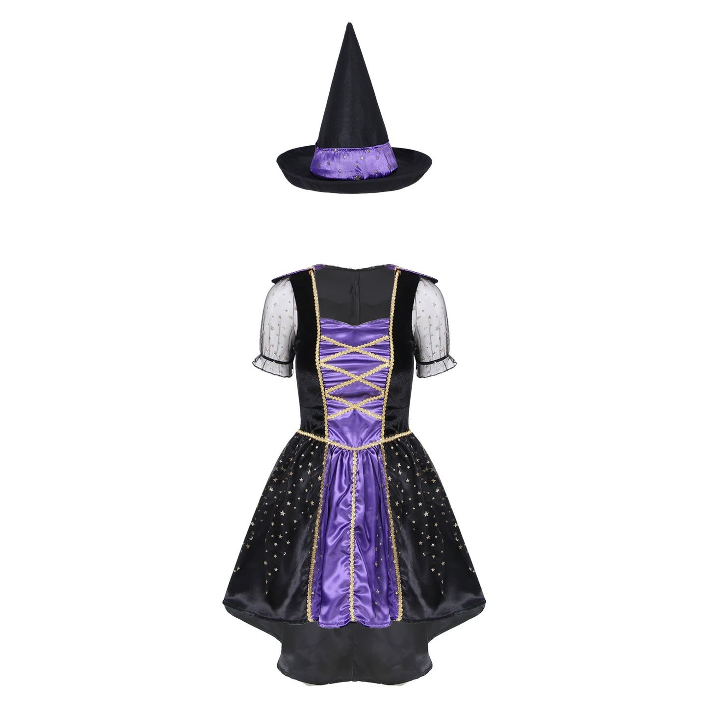 Women's Witch Queen Magic Easter Demon Vampire Bride Death Costume - alternate view 5