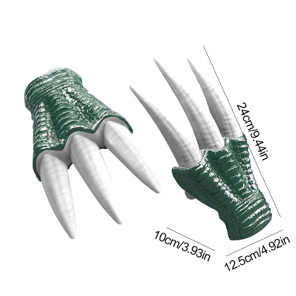 Halloween Moving Jaw Dino Mask with Dinosaur Scream 3D Dinosaur Claws Lifelike Dinosaur Mask Headwear for - product image 9