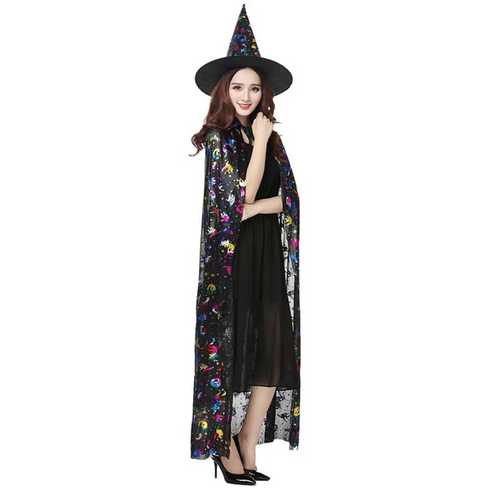 Trendy Performance Costumes Halloween Cloak Sets Witch Caps Pumpkin Scary Costumes Ghost - View 9