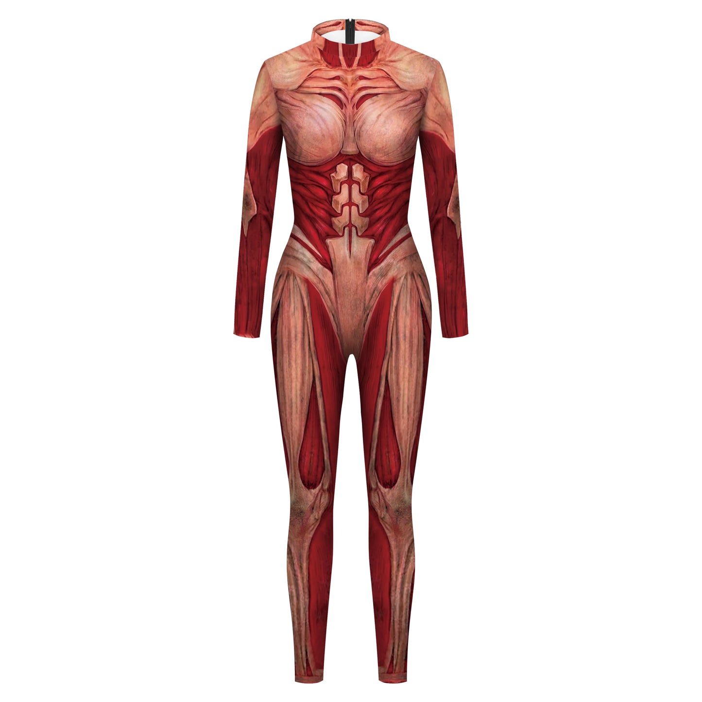 Halloween Costume for Men and Women Anime Movie Imitation Muscle Abs Digital Printing - 343 / S