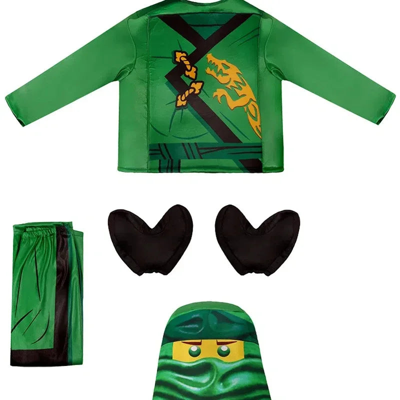 Kids' Ninja Kai & Lloyd-Inspired Halloween Costume