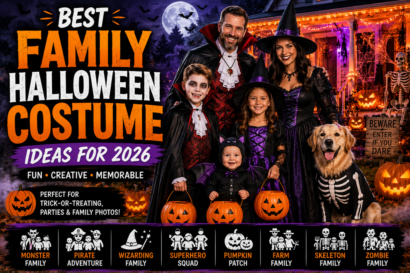 Best Family Halloween Costume Ideas for 2026