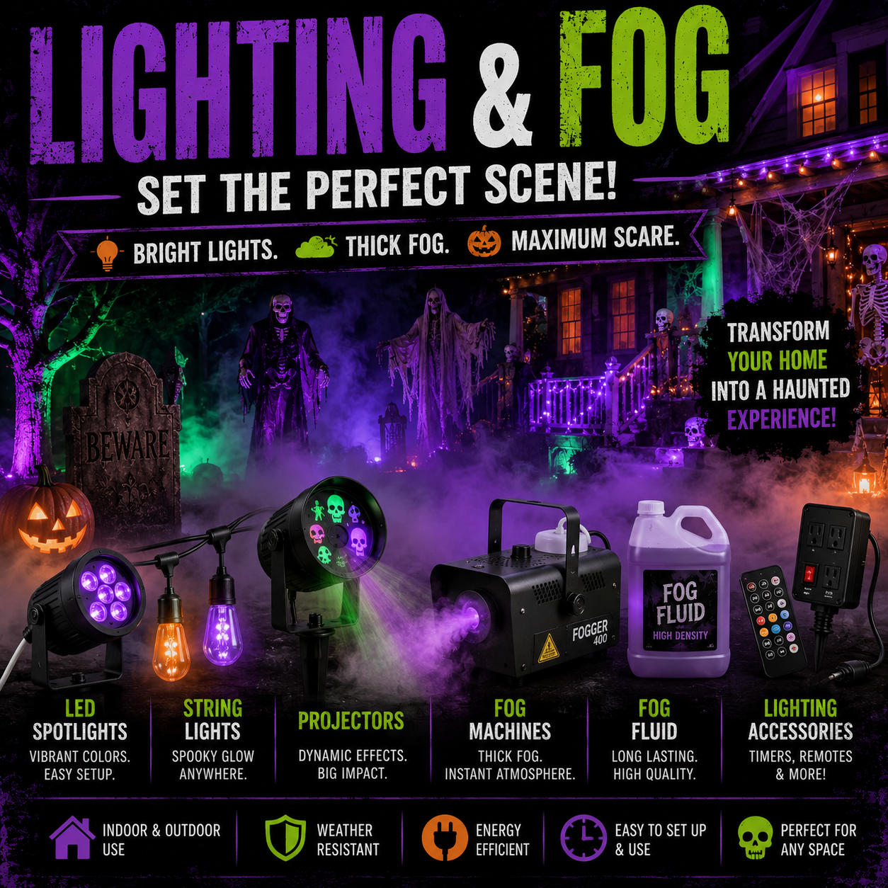 💡 Lighting & Fog