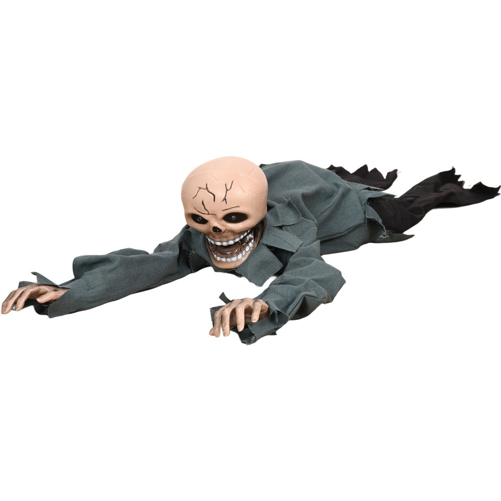 Halloween Crawling Wizard Zombie Luminous Sound Horror Decoration Haunted House - Discount Halloween City
