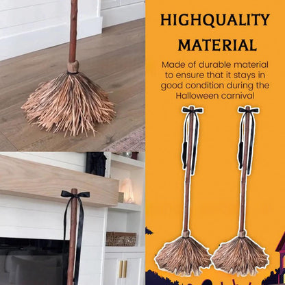 Sound-activated Moving Magic Broom Decorative Prop - alternate view 2
