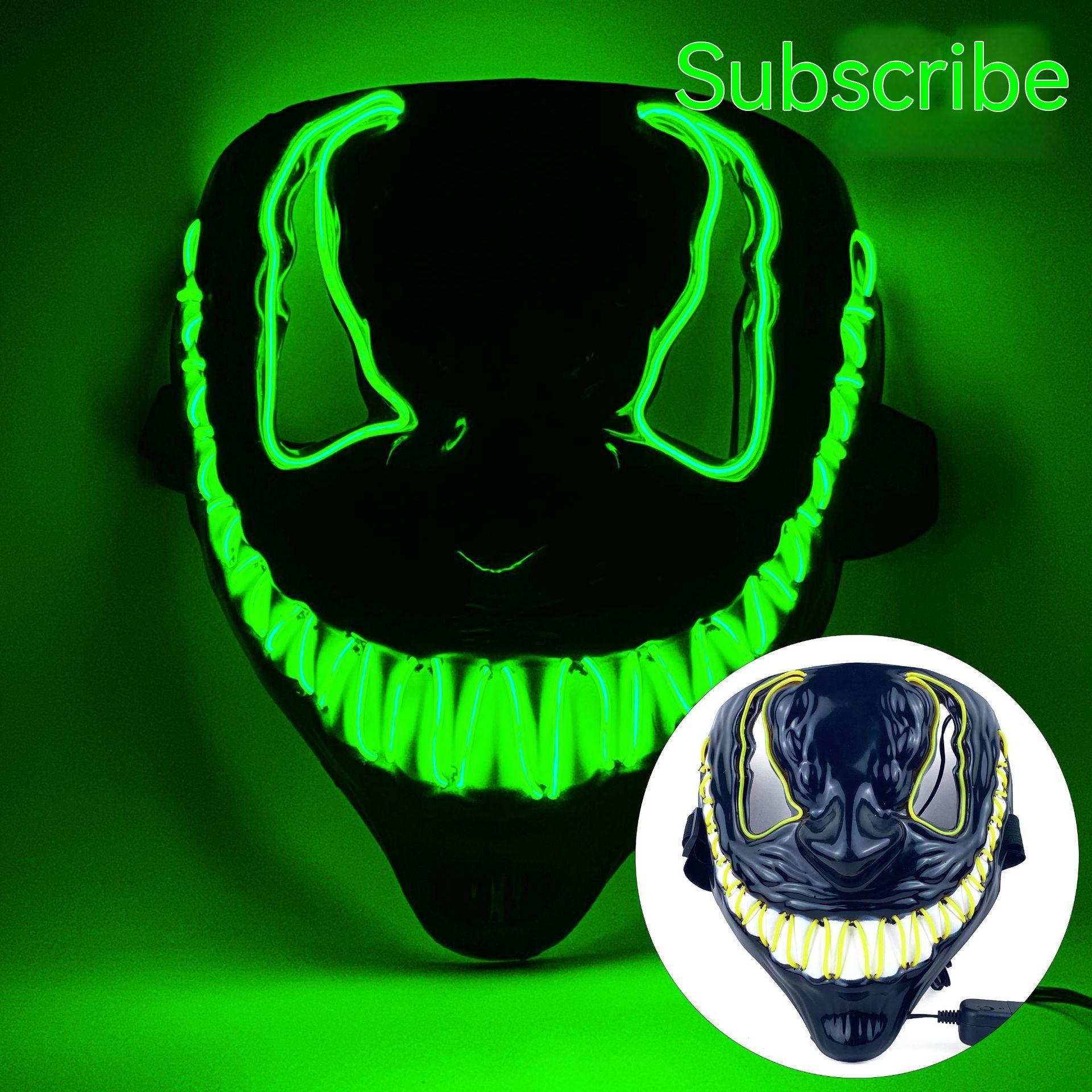 Halloween Horror LED Luminous Mask Dance Party - Discount Halloween City