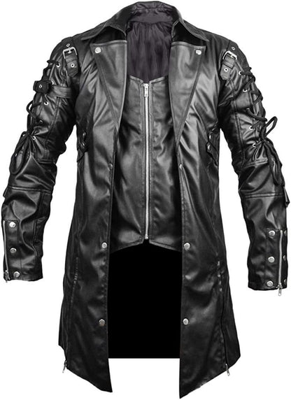 Plus Size Halloween Medieval Costume Punk Goth Style Leather - Plus Size Costumes