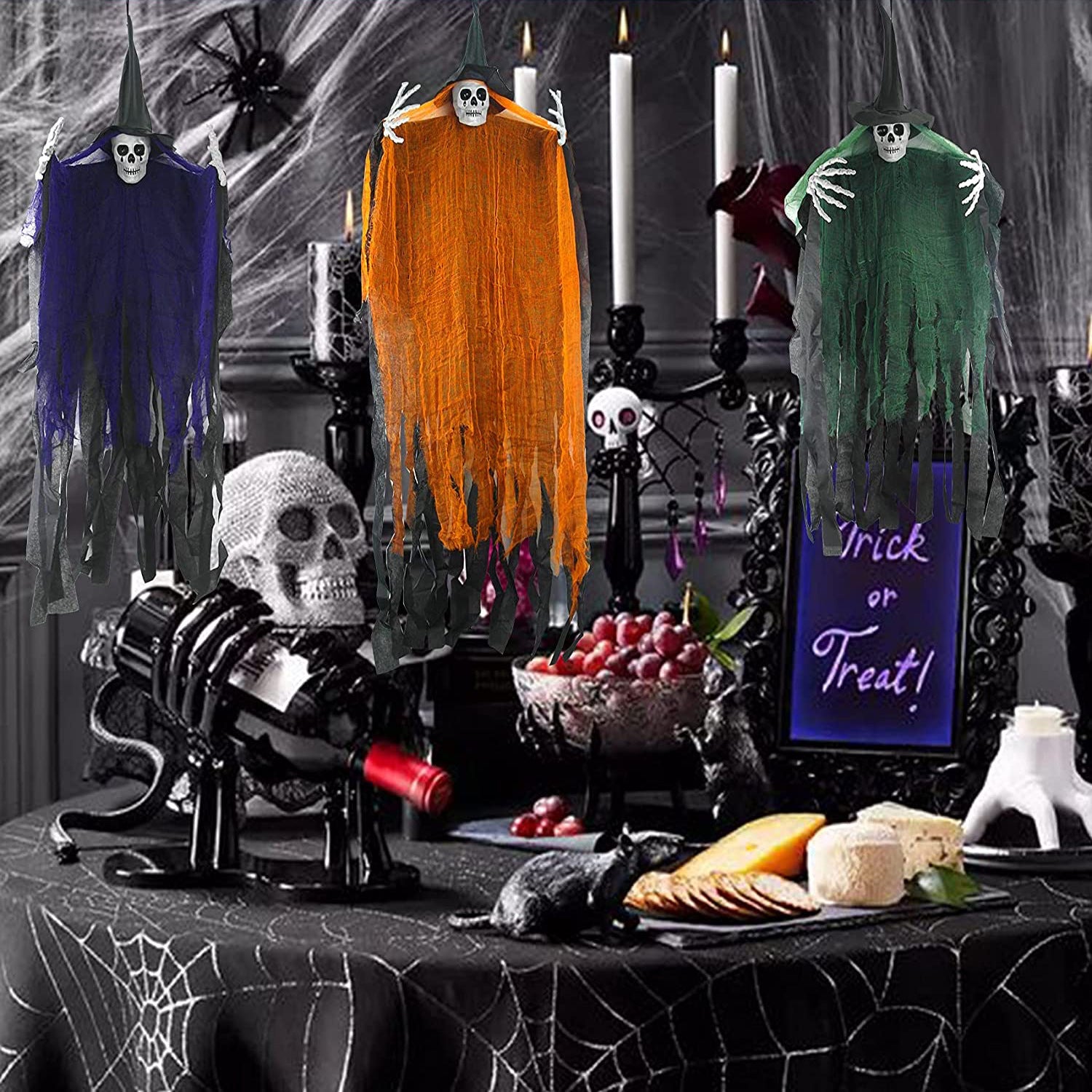 Crying Witch Set Horror Pendant Prop