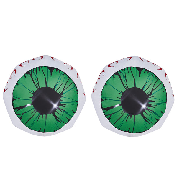 2-Piece 3-Ft Green Eyeball Halloween Decoration Set - product image 2
