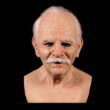 Funny Old Man Mask for Halloween Party - Discount Halloween City