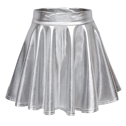 Cos Halloween Performance Costume Shiny Horn Pleated Mini - Costumes