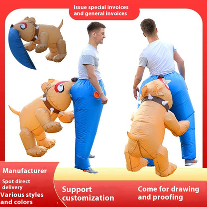Halloween Inflatable Clothing Inflatable Dog Costume | Pet Costumes | Indoor Decorations - Decorations