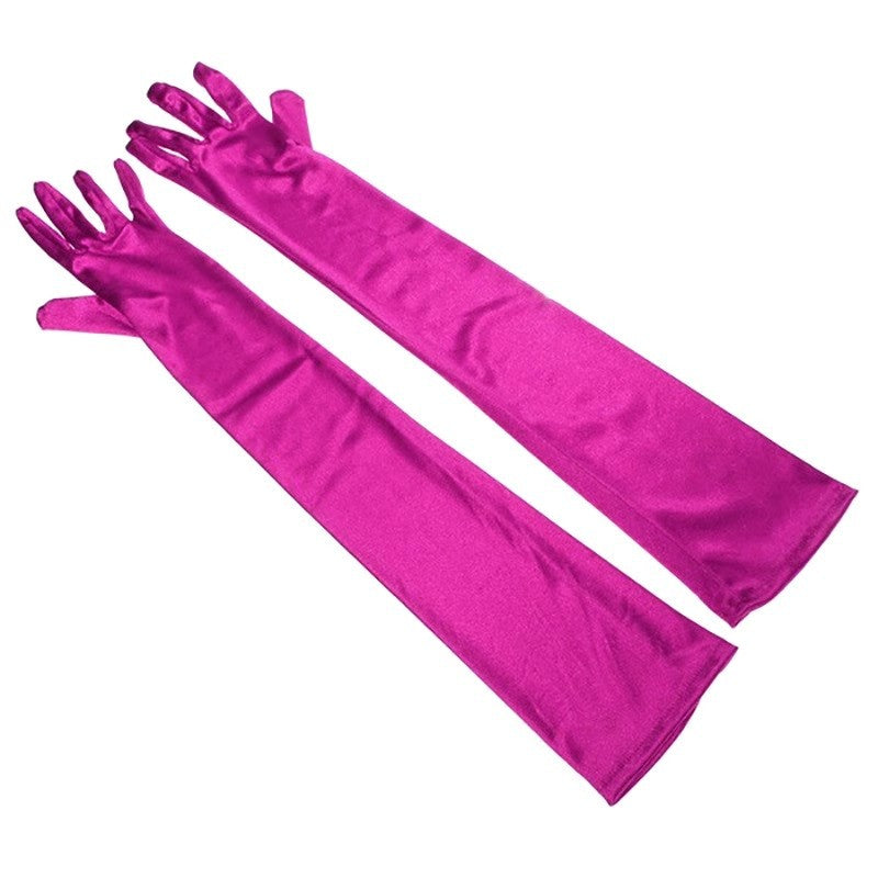 Women's Satin Stretch Gloves - alternate view 23