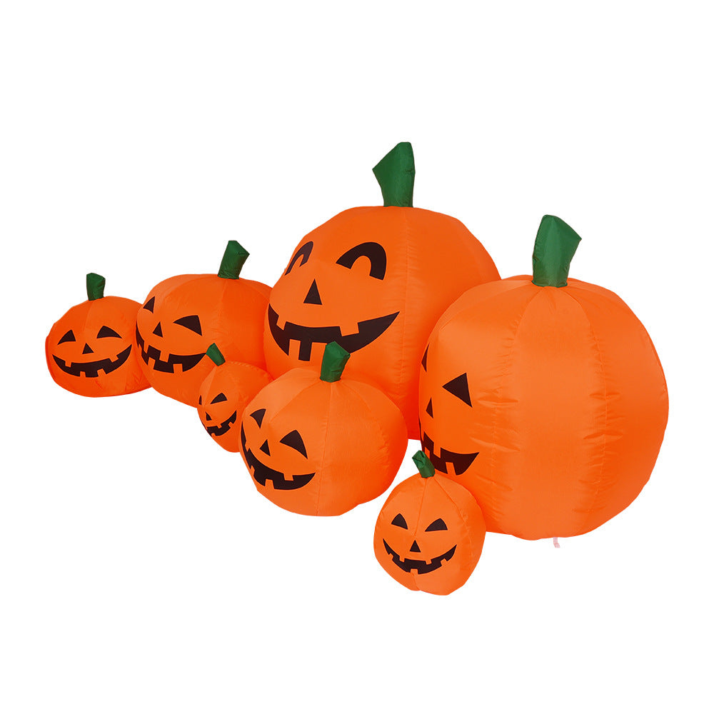 Halloween Inflatable Ghost with Pumpkin Slices Outdoor - product image 8