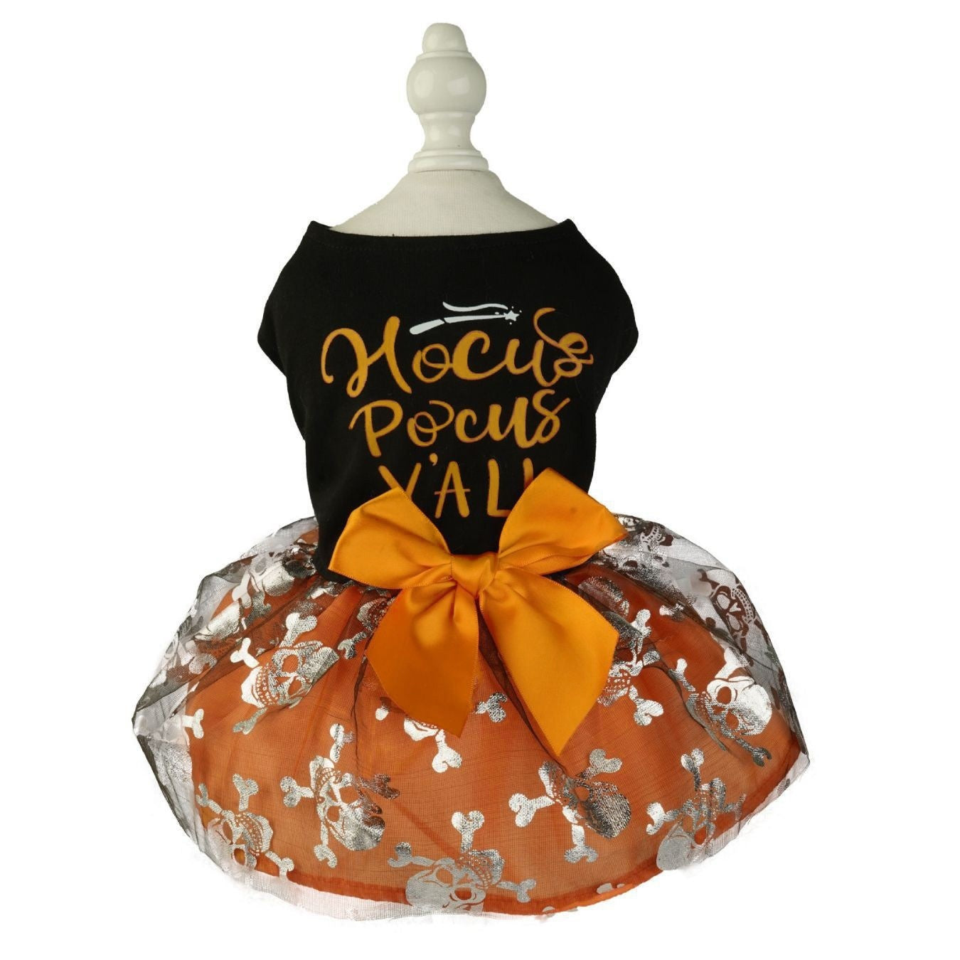 Pet Clothes Halloween Dog Cat Party Decoration Skull Black - Discount Halloween City
