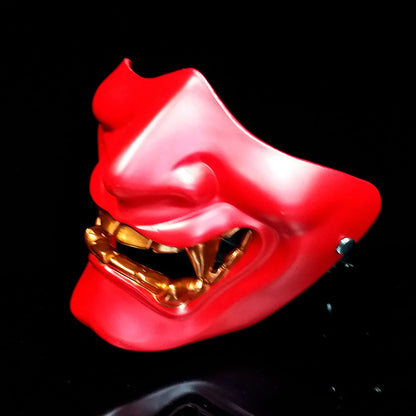 Halloween Prajna Mask Half Face Resin Horror Tactics - Discount Halloween City