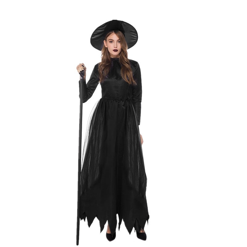 Halloween Fashion Black Witch Costume Suit - Discount Halloween City