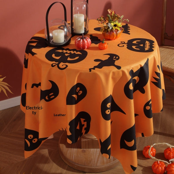 Retro Tablecloth in Cotton and Linen