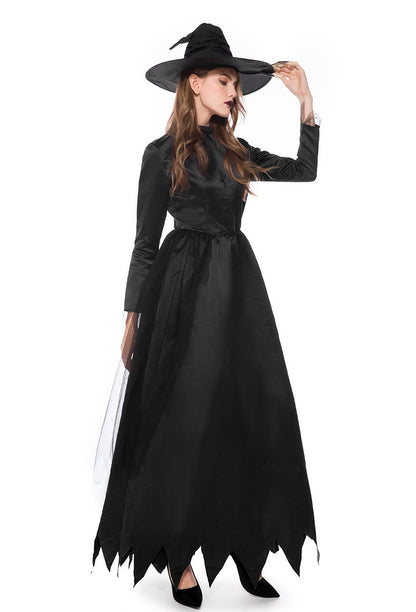 Halloween Fashion Black Witch Costume Suit - Discount Halloween City