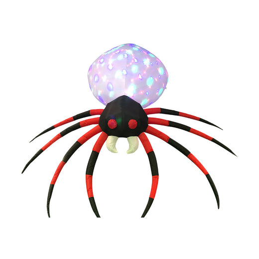 2.4m Spider Inflatable Funny Halloween Decoration - Discount Halloween City