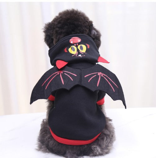 Halloween Pet Funny Black Skull Horror Make-up Cat - Discount Halloween City