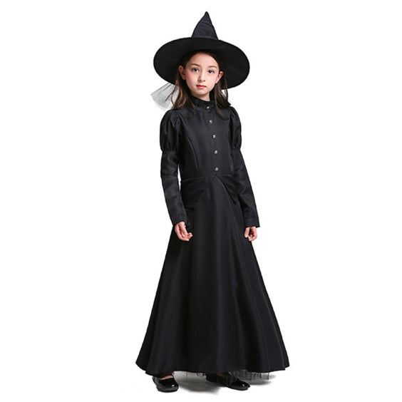 Halloween Costume Black Witch Parent-child Clothing - Discount Halloween City