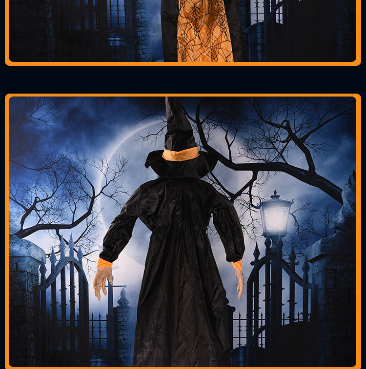 Voice-Activated Electric Witch Ghost Halloween Decoration - product image 7