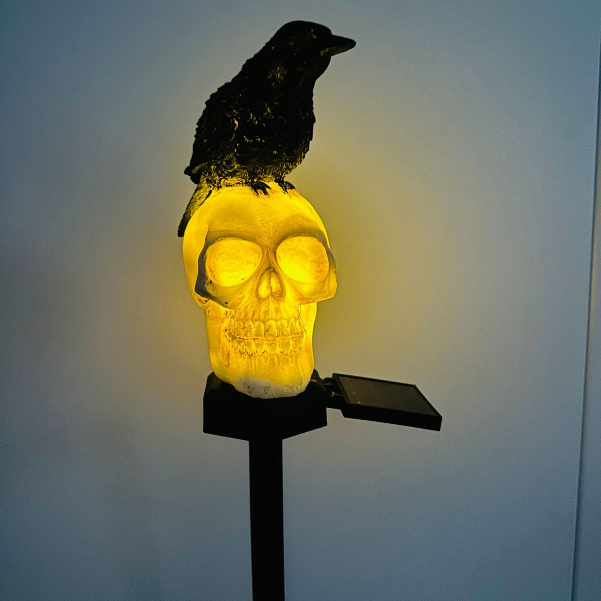 Skull Resin Halloween Ground-Insert Lantern - product image 2