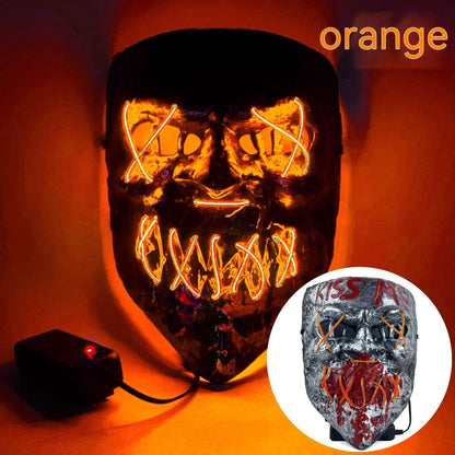 Cold LED Mask Halloween Horror Prop - Discount Halloween City