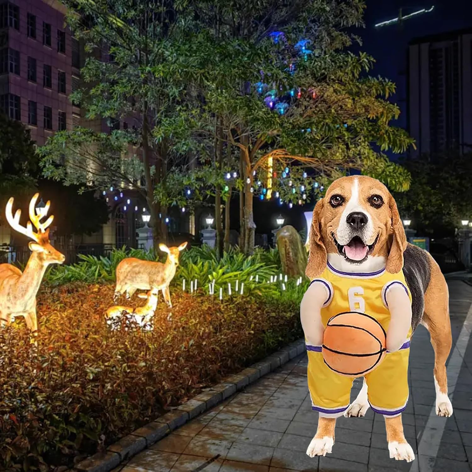 Pet Costumes Dog Basketball Player Costume Halloween - Discount Halloween City
