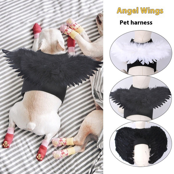 Halloween Angel Wings Pet's Chest-back Dog Pet Costume - Discount Halloween City