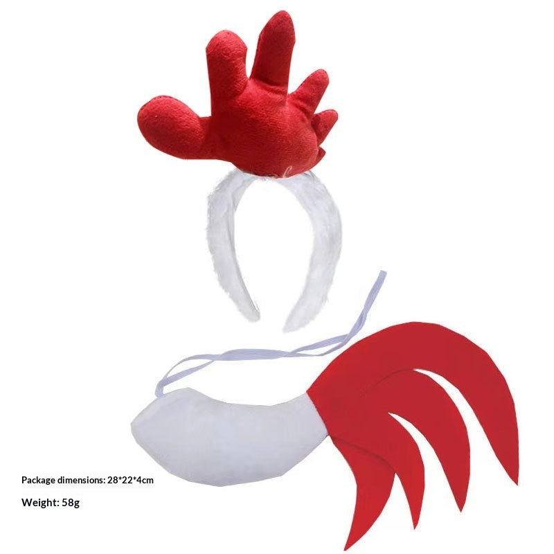 Thanksgiving Turkey Rooster Headband Set - alternate view 10