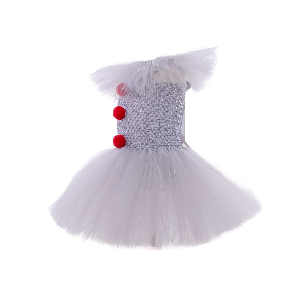 Mesh Princess Dress Set Kids's Halloween Costume - Discount Halloween City