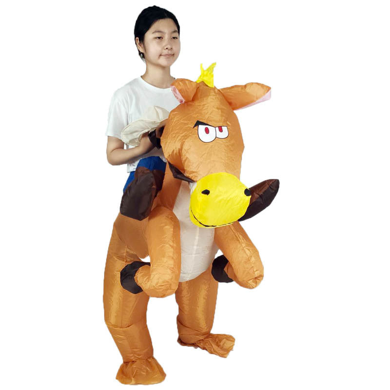Active Horse Hippo Inflatable Clothing Halloween Funny Doll - Discount Halloween City
