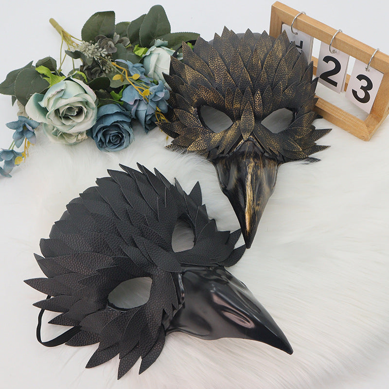 Halloween Delicate Bird Mouth Mask Masquerade - Discount Halloween City