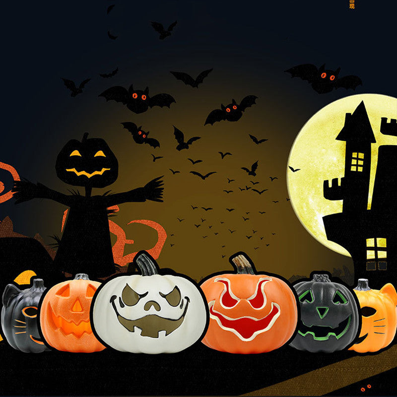 Halloween Pumpkin Lamp Atmosphere Decoration - Discount Halloween City