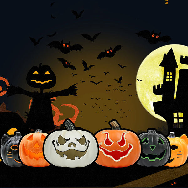 Halloween Pumpkin Lamp Atmosphere Decoration - Discount Halloween City