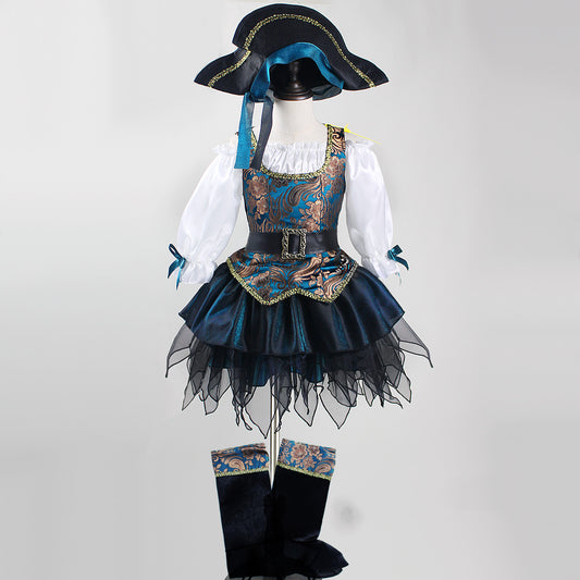 Little Girl Role Play Pirate Costume Halloween | Hats | Costumes - Accessories