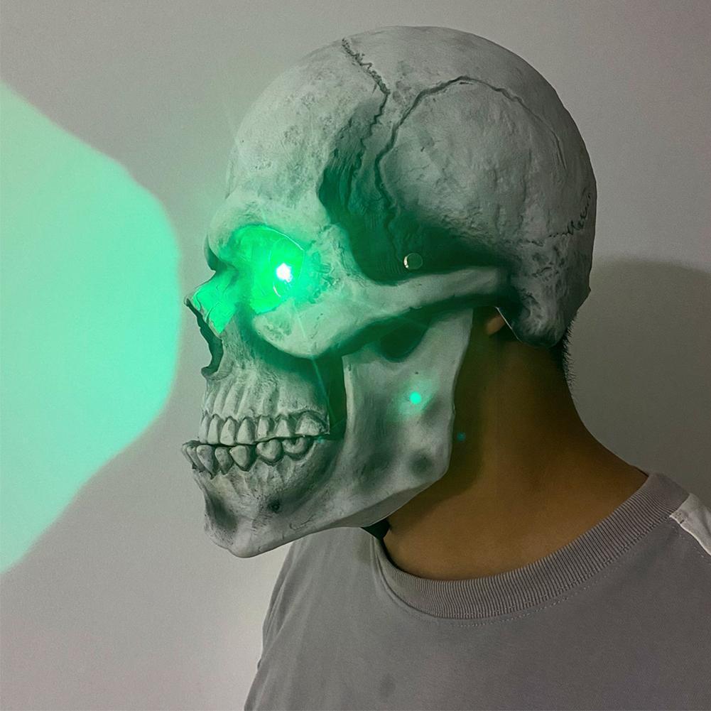 Halloween Skull Movable Mouth Latex Mask Kills Mask Cosplay - Discount Halloween City