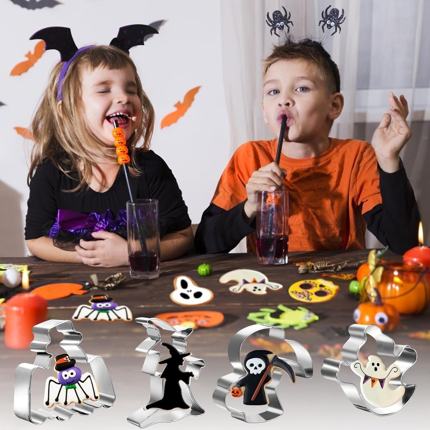 8-piece Cookie Cutter Set: Ghosts - alternate view 2