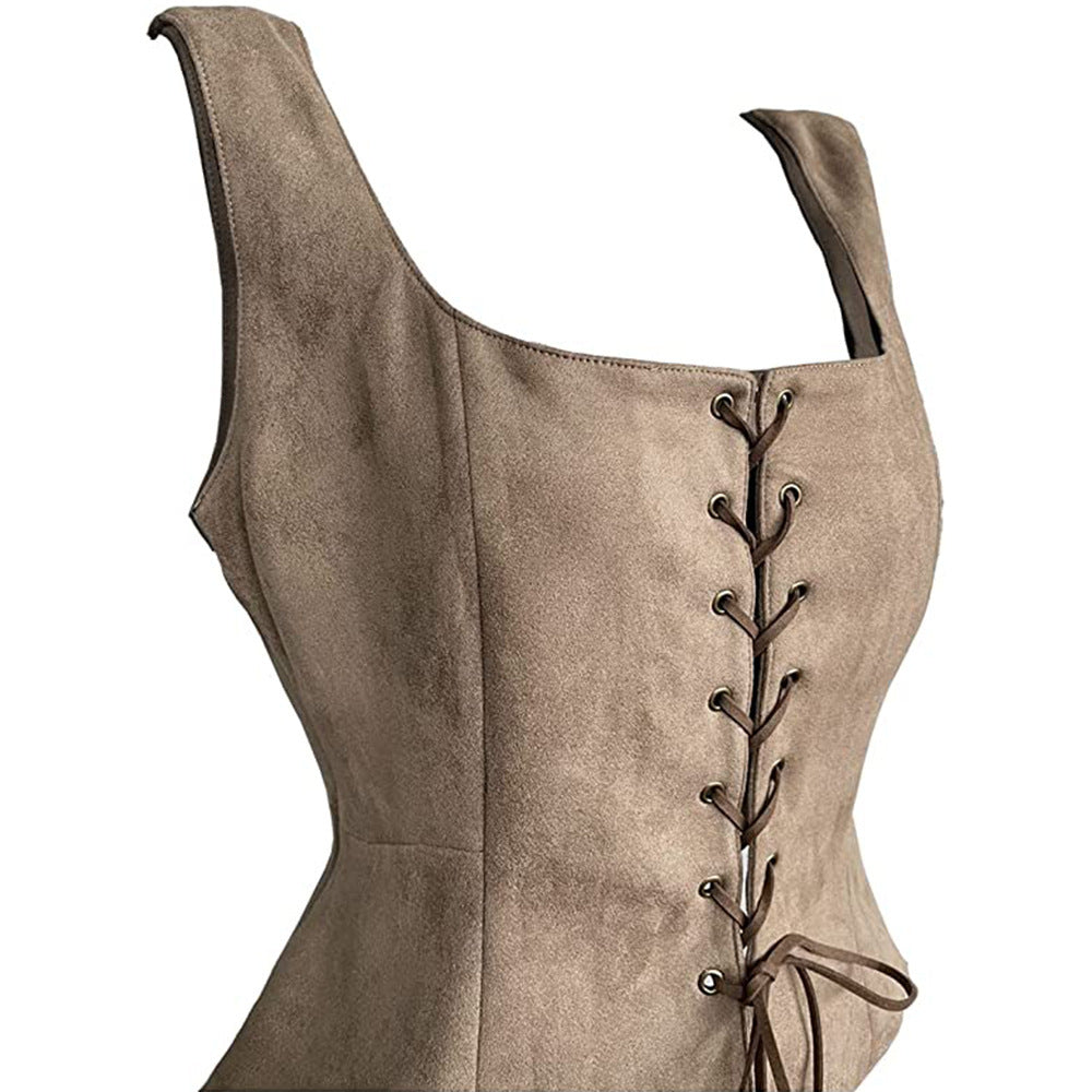 Suede Vest Halloween Costume - Discount Halloween City
