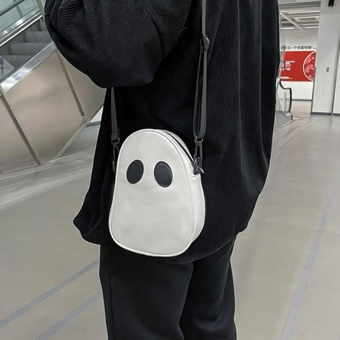 Women's Ghost PU Leather Halloween Crossbody Purse - product image 2
