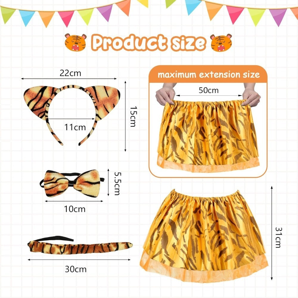 4-piece Set From an Essential Tiger for Costume - alternate view 4